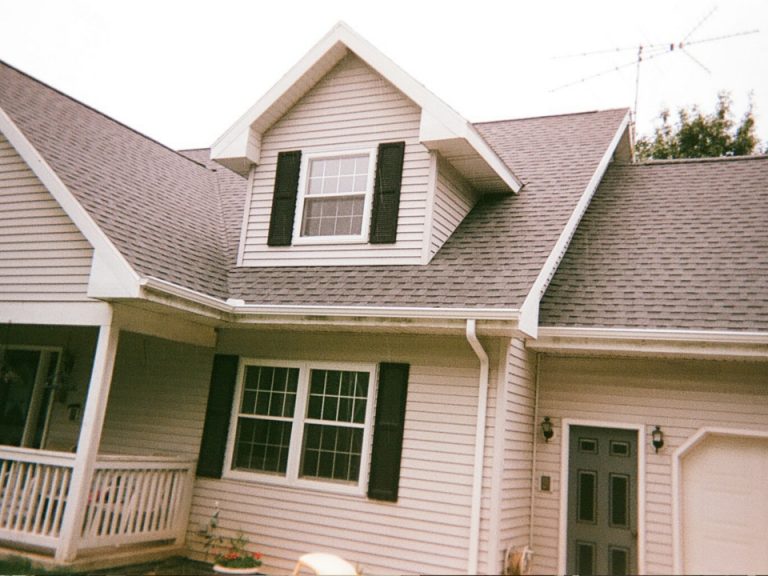 image of one of a recently repaired roof that belongs to our client